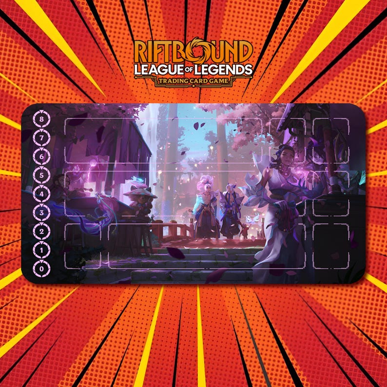 Ionia Clan / Yone, Yasuo - Riftbound LOL TCG Playmat / 24