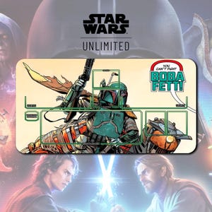プレイマット ボバ・フェット TCG スター・ウォーズ: アンリミテッド v2 / 24インチ x 14インチ (600x350x2mm)