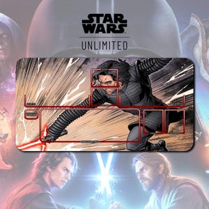 Playmat Kylo Ren TCG Star Wars : Unlimited v2 / 24"x14" inches (600x350x2mm)