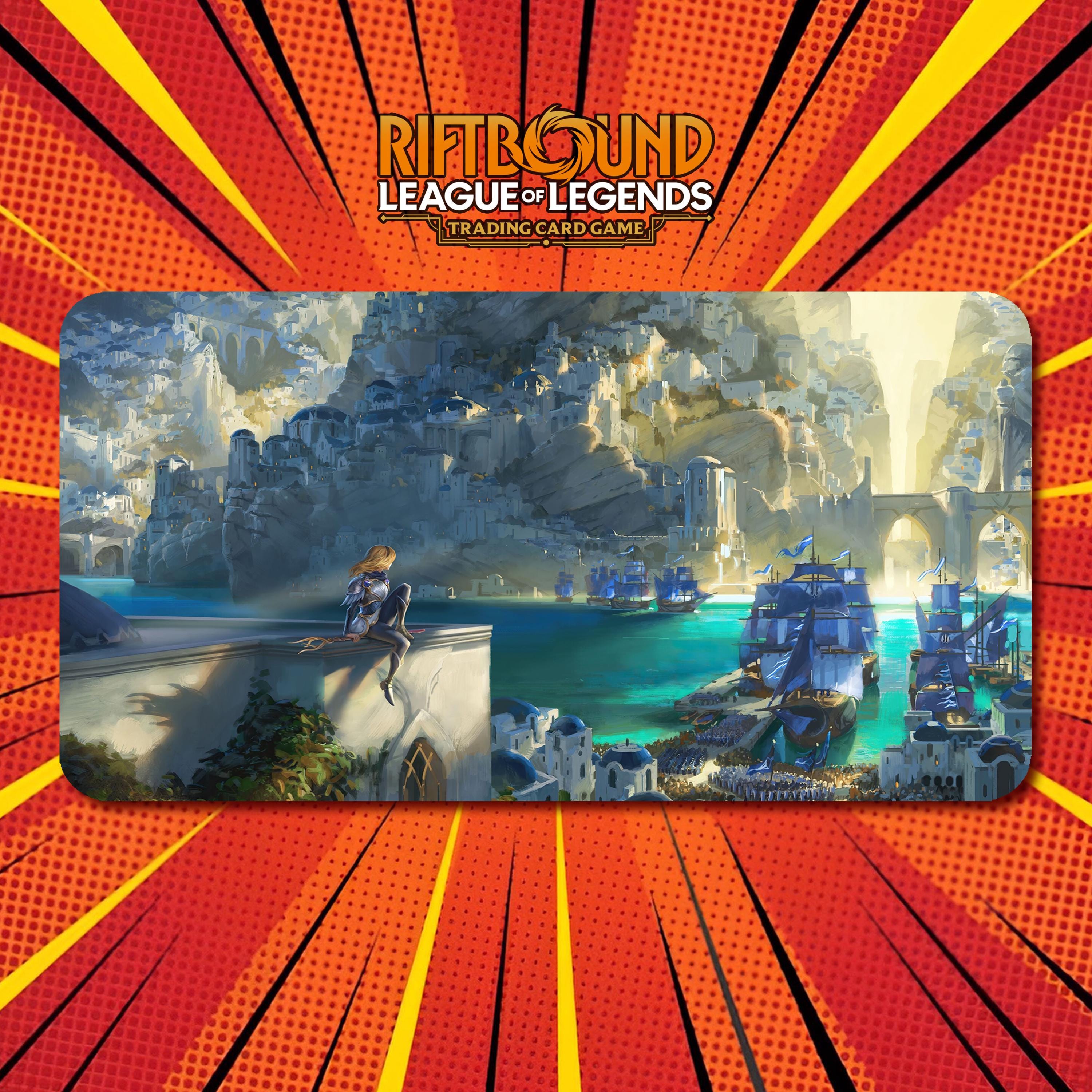 Demacia City / Lux - Riftbound LOL TCG Playmat / 24