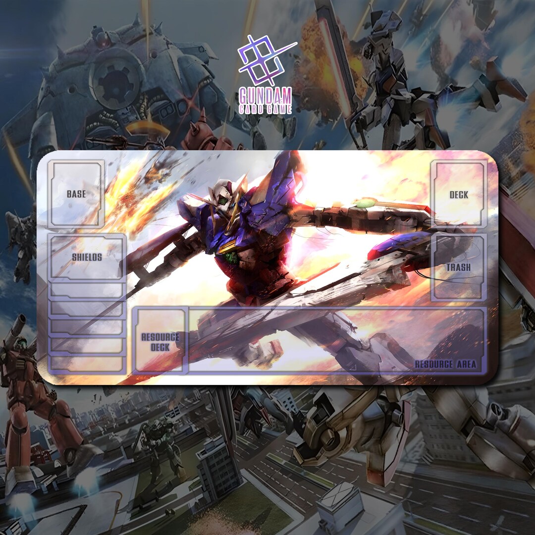 GN-001 エクシア - ガンダムカードゲーム / プレイマット 24インチ×14