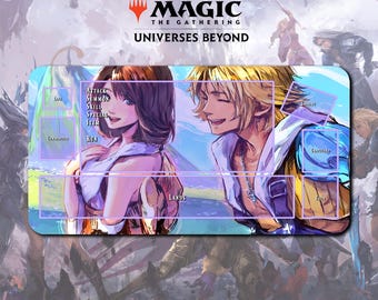 プレイマット MTG: MTG x FF - ティーダ & ユウナ - Etsy 日本