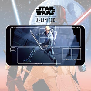 Playmat Pre Vizsla TCG Star Wars : Unlimited / 24"x14" inches (600x350x2mm)