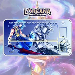 Tappetino da gioco Riku - TCG Lorcana x KH / 24"x14" pollici (600x350x2mm)
