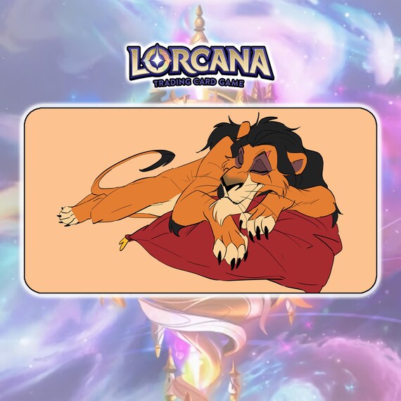 Playmat The Lion King - Scar TCG Lorcana / 24"x14" inches (600x350x2mm) Playmat The Lion King - Scar TCG Lorcana / 24"x14" inches (600x350x2mm)