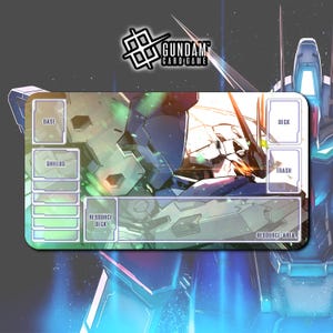 RX-93-ν2 Hi-ν Gundam Juego de cartas/Tapete de juego de 600 x 350 x 2 mm (24 x 14 pulgadas)