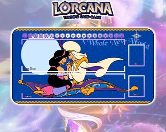 プレイマット ロルカーナ TCG - アラジンとジャスミン - 24インチ x 14