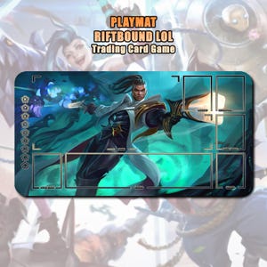 Lucian - Riftbound LOL TCG Playmat / 24"x14" inches (600x350x2mm)