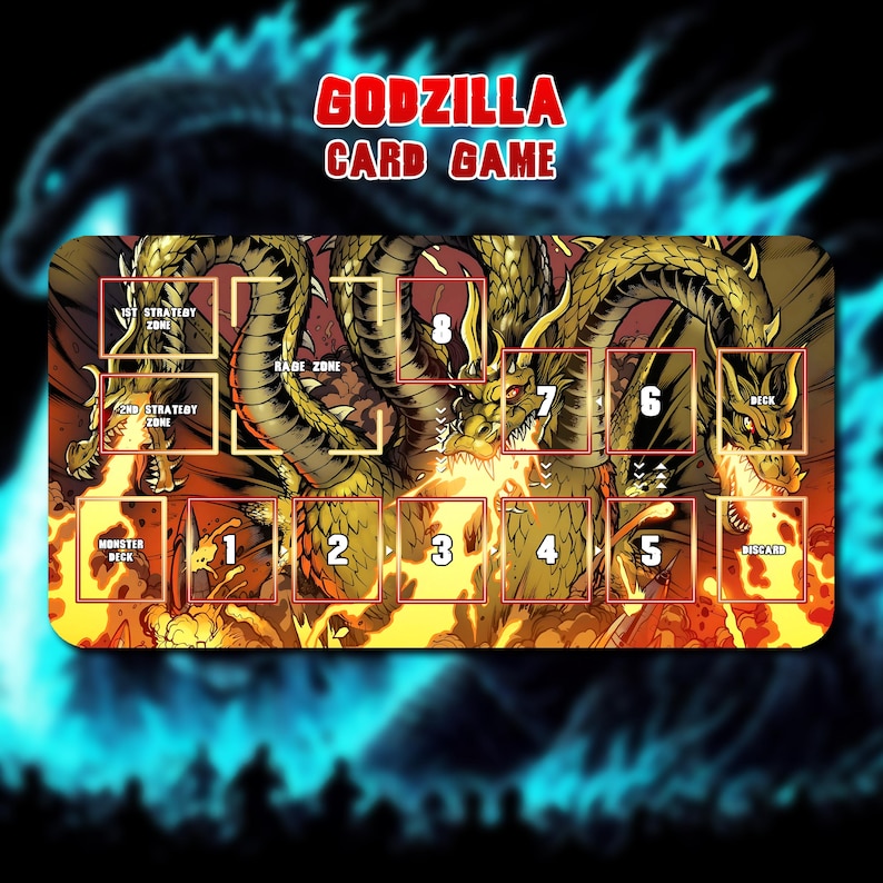 Playmat King Ghidorah - Godzilla Card Game / Playmat 24