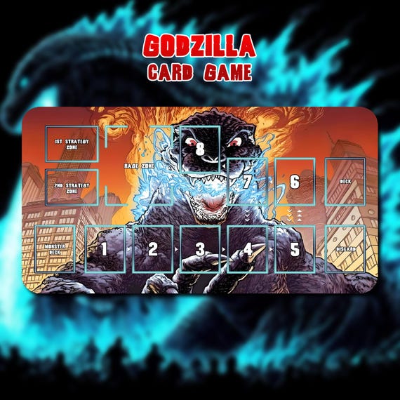 ゴジラのプレイマット - ゴジラカードゲーム / プレイマット 24インチ