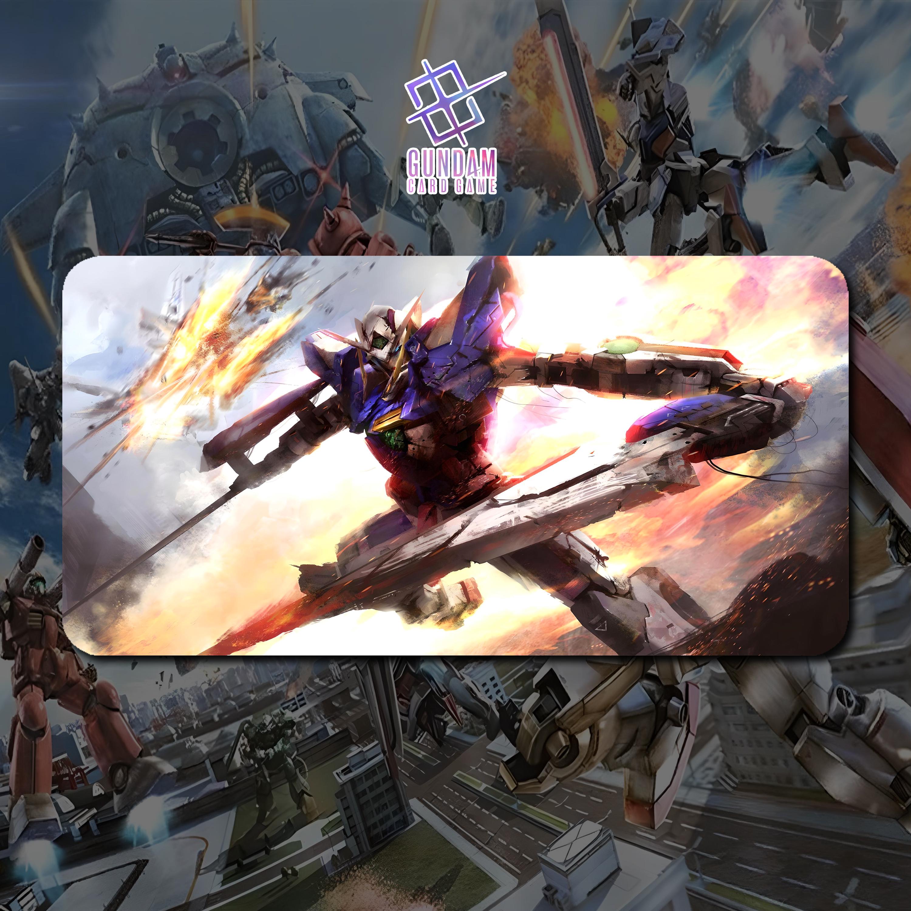 GN-001 エクシア - ガンダムカードゲーム / プレイマット 24インチ×14