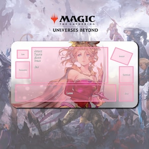 プレイマット テラ v2 - MTG x FF TCG / 24インチ x 14インチ (600x350x2mm)