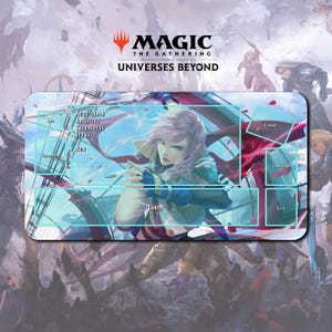 Playmat Lightning - MTG x FF TCG / 24"x14" inches (600x350x2mm)