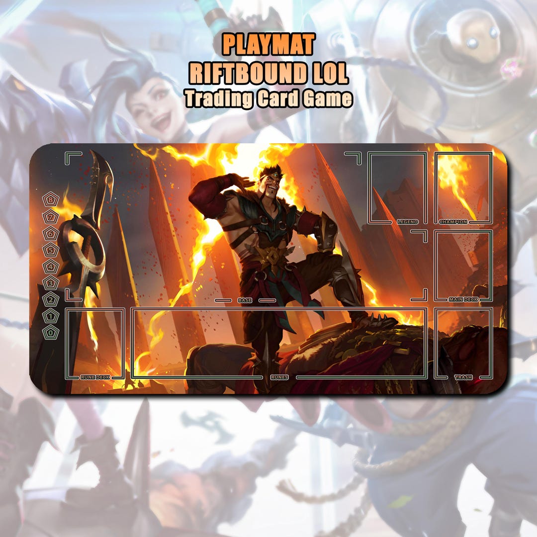Draven - Riftbound LOL TCG Playmat / 24