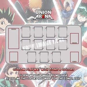 Custom Playmat Union Arena / 24"x14" inches (600x350x2mm)