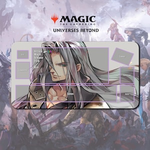 Playmat Sephiroth v2 - MTG x FF TCG / 24"x14" inches (600x350x2mm)