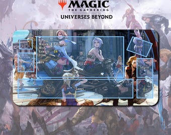 mtg FF プレイマット 2本セット MTG FF マジック大戦祭 プレイマット2種セット 宝物/手掛かり 未