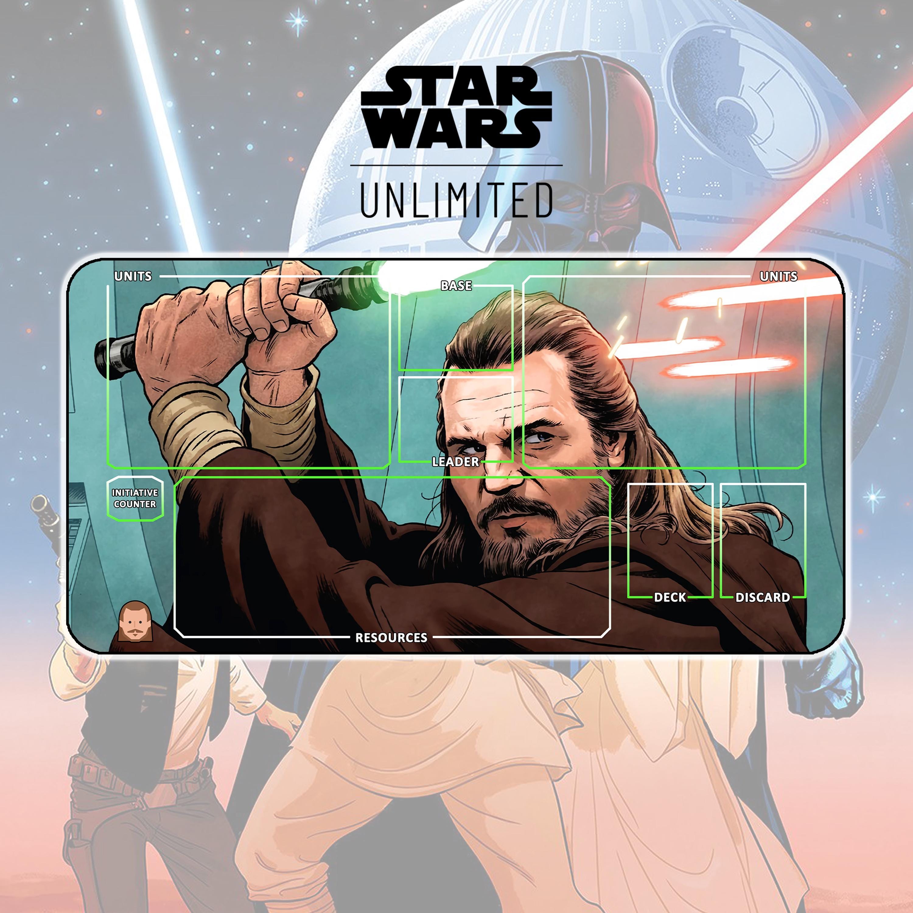 Playmat Qui Gon Jinn TCG Star Wars: Unlimited / 24