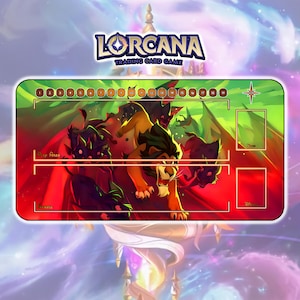 Tappetino da gioco Il Re Leone Scar - TCG Lorcana / 24"x14" pollici (600x350x2mm)