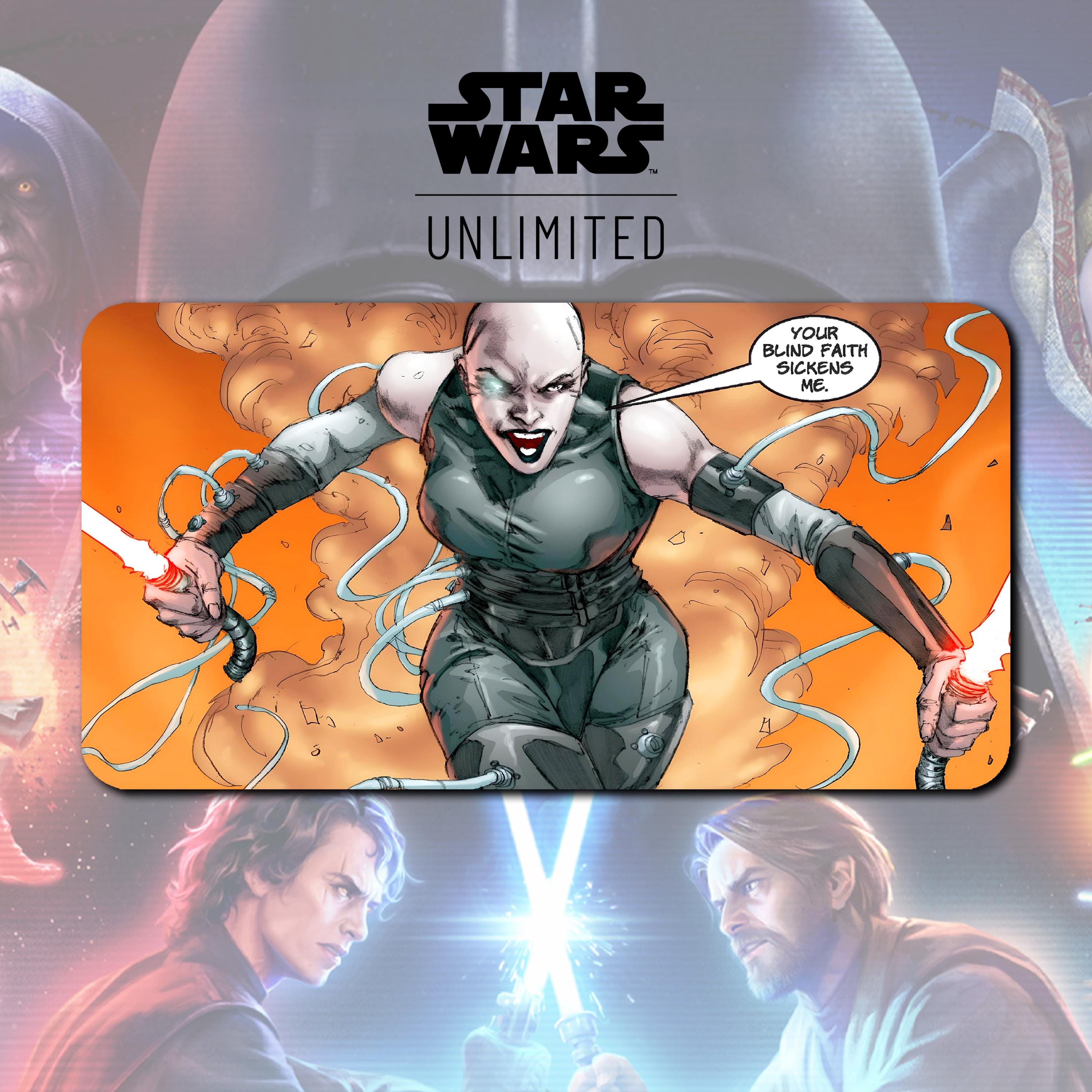 Playmat Asajj Ventress TCG Star Wars: Unlimited V2 / 24