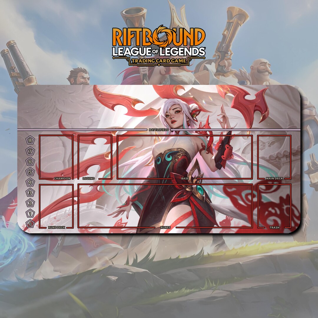 Irelia - Riftbound LOL TCG Playmat V3 / 24
