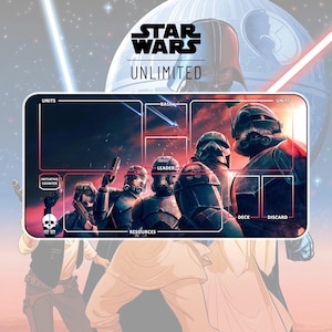 Tapete de juego Bad Batch TCG Star Wars: Unlimited / 600 x 350 x 2 mm