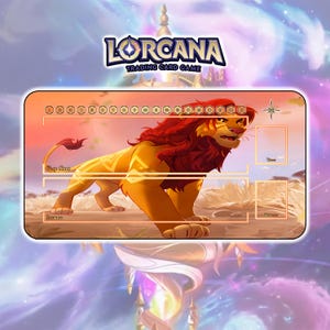 Lorcana Playmat Simba - Etsy