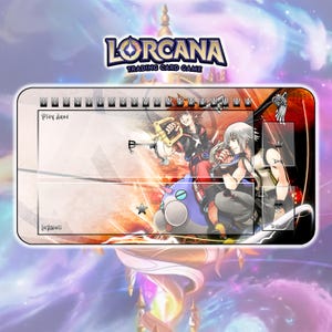 Tappetino da gioco Sora & Riku TCG Lorcana X KH / 24"x14" pollici (600x350x2mm)