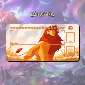 Lorcana Simba Playmat - Etsy