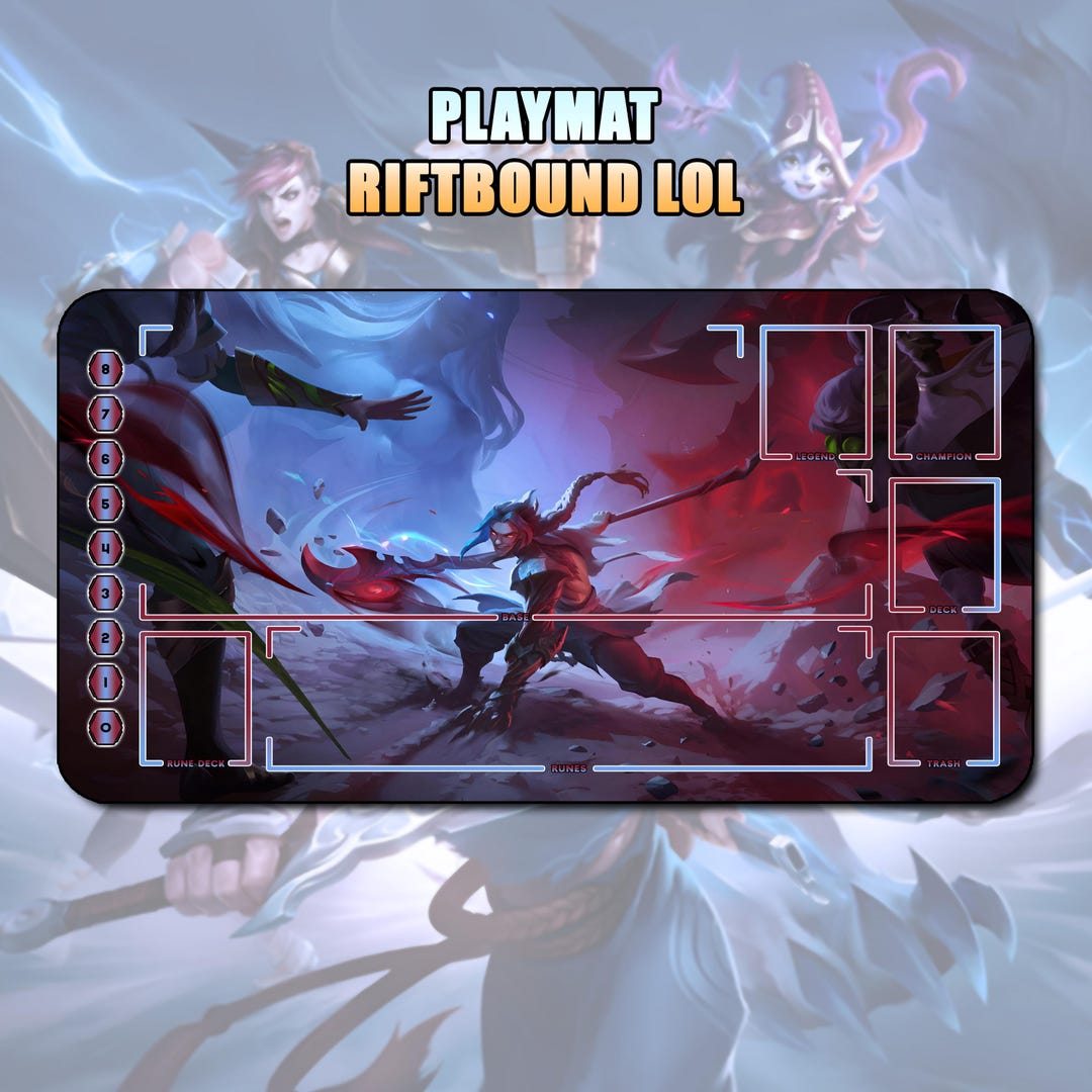 Kayn V2 - Riftbound LOL TCG Playmat / 24