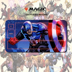 Captain America Playmat - Etsy