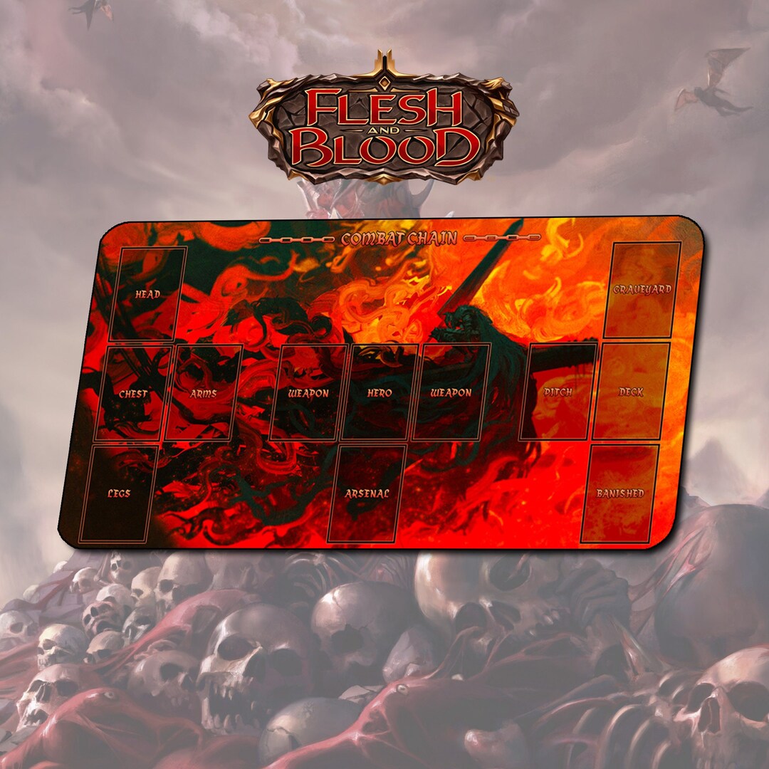 playmat-black-swordsman-fire-tcg-flesh-and-blood-24-x14-inches