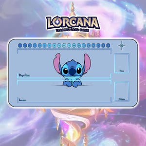 Tapete de Juego Stitch TCG Lorcana / 24"x14" pulgadas (600x350x2mm)
