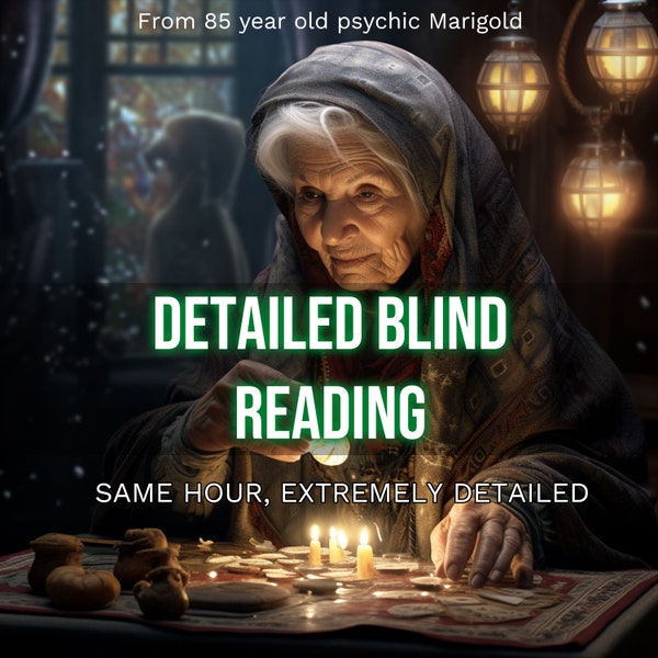 Same Hour Blind Reading, Tarot Reading, Psychic Reading, Tarot Reading No Questions, Medium Reading, Spiritual Advice, Blind Love Reading