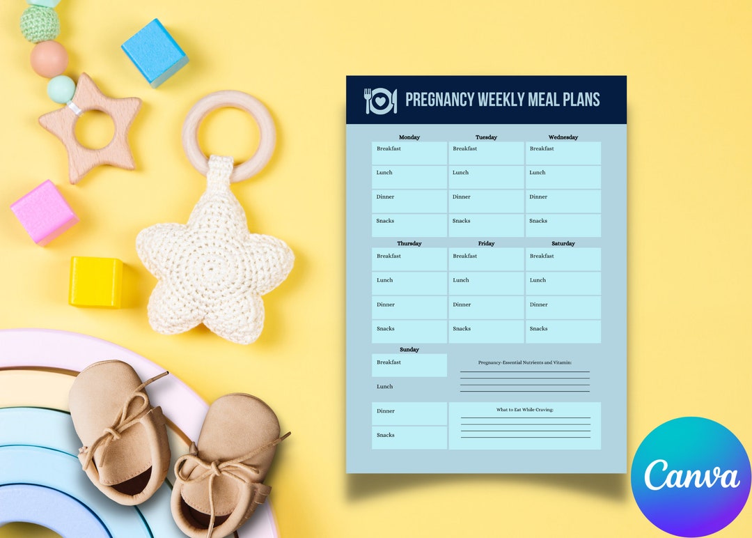 Printable Pregnancy Journal Bundle for the Mom to Be, Planner for First ...