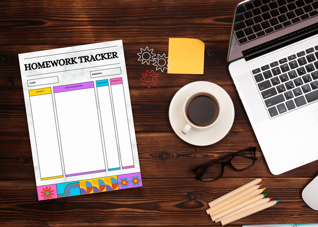 2024-2025 Student Planner, Minimalist Homework Tracker (PDF Instant ...