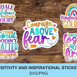 Sticky Note Affirmation Mini Sticker Set | Positivity Stickers