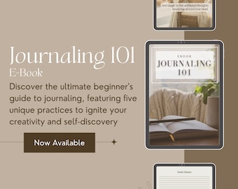 Journaling E-Book, Digital Journal, Self Discovery Journal Prompts, Self-Love Journal, Journaling Worksheets, Goodnotes Notebook, Self Help