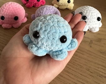 Scented Worry Octopus // Cute // Squishy // Anti-Anxiety Pet // Soft // Amigurumi Pet // Buddy