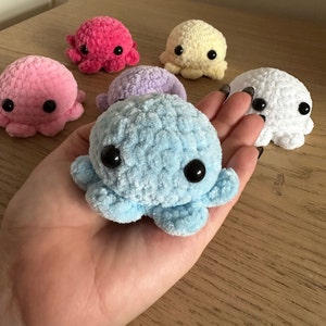 Scented Worry Octopus // Cute // Squishy // Anti-Anxiety Pet // Soft // Amigurumi Pet // Buddy image 1