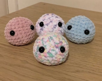 Scented Worry Buddy // Cute // Squishy // Anti-Anxiety Pet // Soft // Amigurumi // Crochet // Pocket Pet