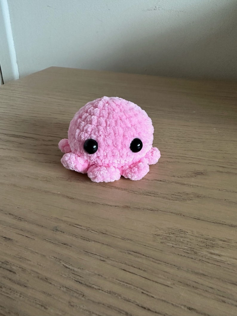 Scented Worry Octopus // Cute // Squishy // Anti-Anxiety Pet // Soft // Amigurumi Pet // Buddy image 2