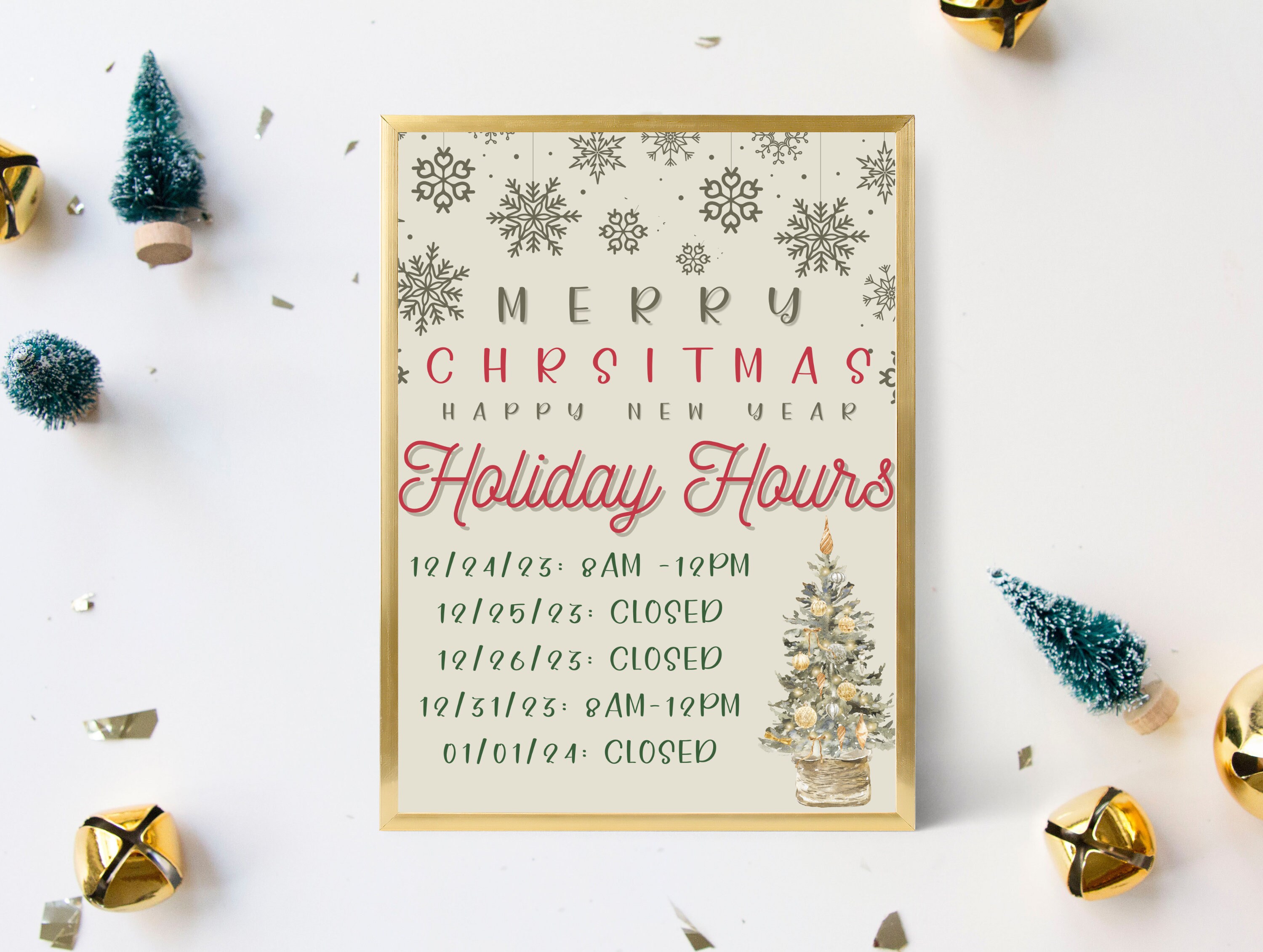 Editable Holiday Hours Template in Canva: Festive Flexibility Etsy Editable Holiday Hours Template in Canva: Festive Flexibility Etsy