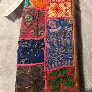 Cartera india grande para mujer HECHA A MANO