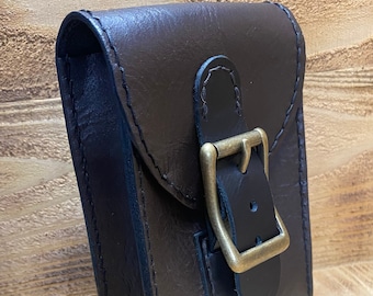 Leather pouch (Brown&Black)