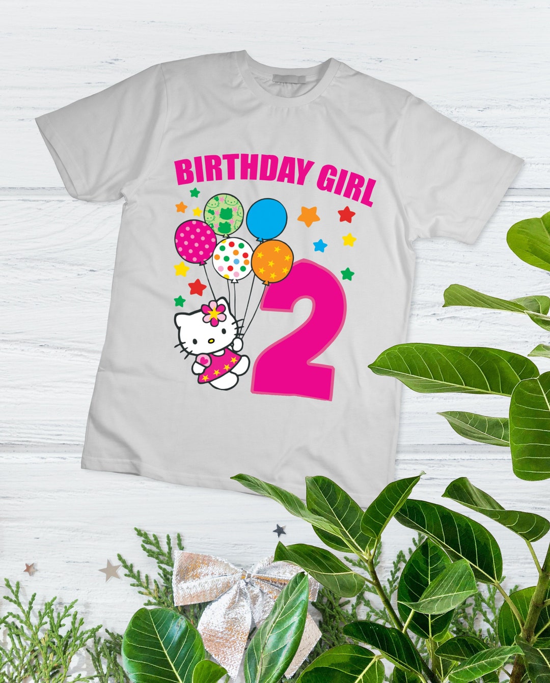 Personalized Kitty Birthday Shirt, Gift for Kids, Funny Birthday Shirt ...