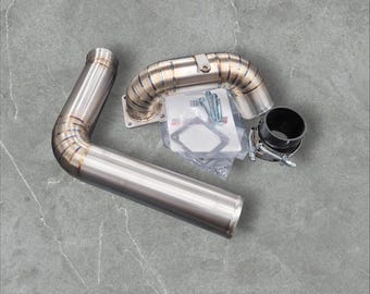 Kit de bocina de admisión y tubería del lado frío de acero inoxidable para Ram 03-07 con motor Cummins de 5.9L