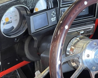 Column mount w/ sun visor for FiTech GO-EFI handheld screen