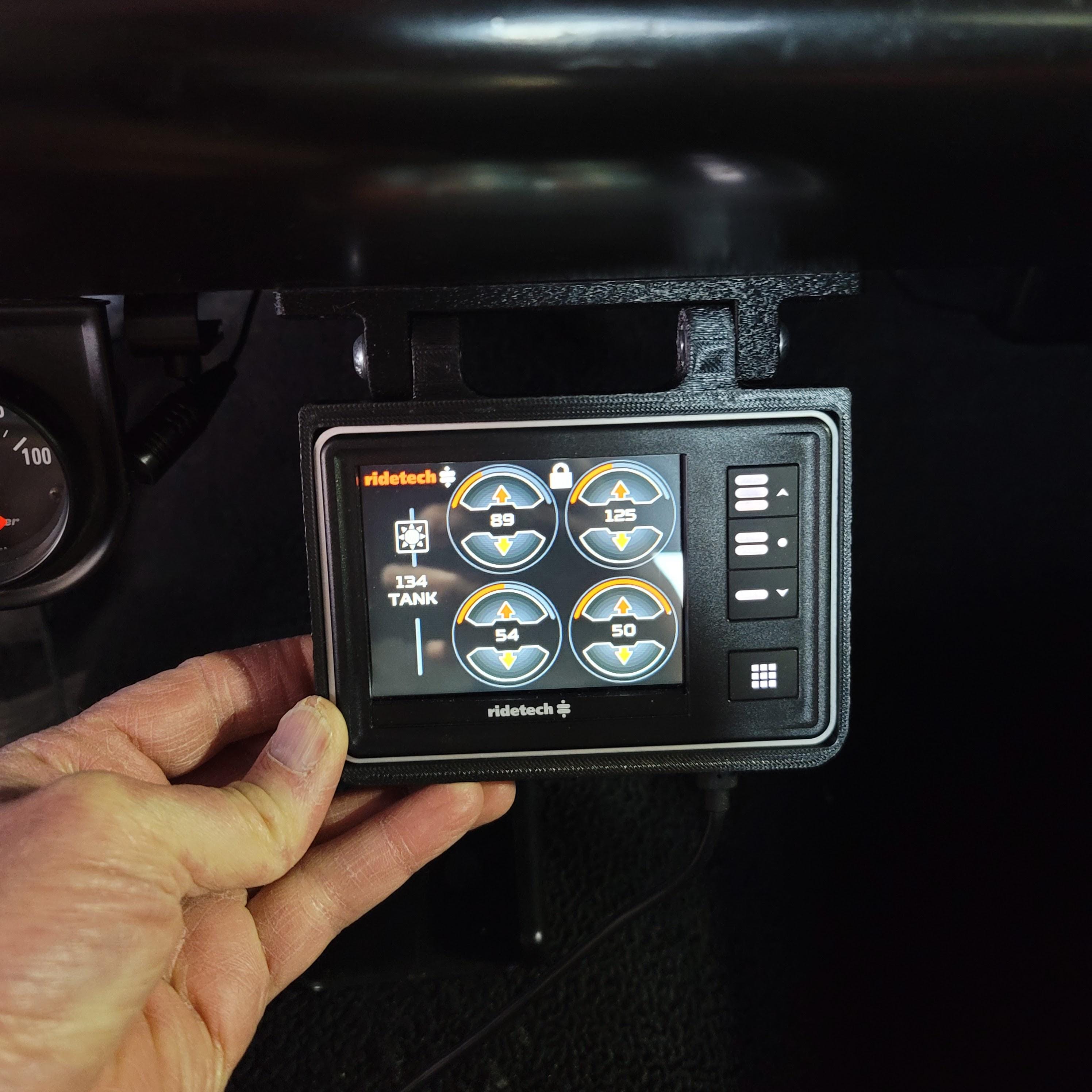 Ridetech Control Screen Under Dash Mount for Ridetech Ride Pro E5 Handheld Screen - Etsy
