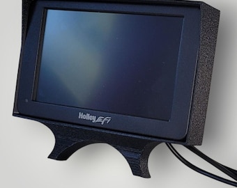 Column mount w/ sun visor for Holley EFI 7" in Digital dash Sniper, Dominator, Terminator-x